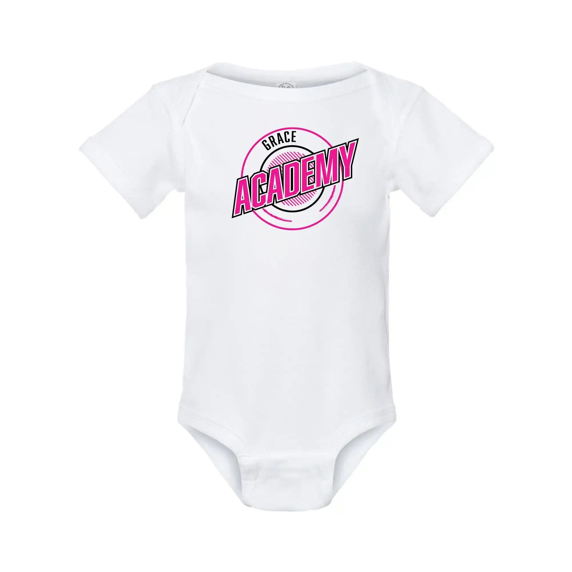 GRACE White Baby Onesie