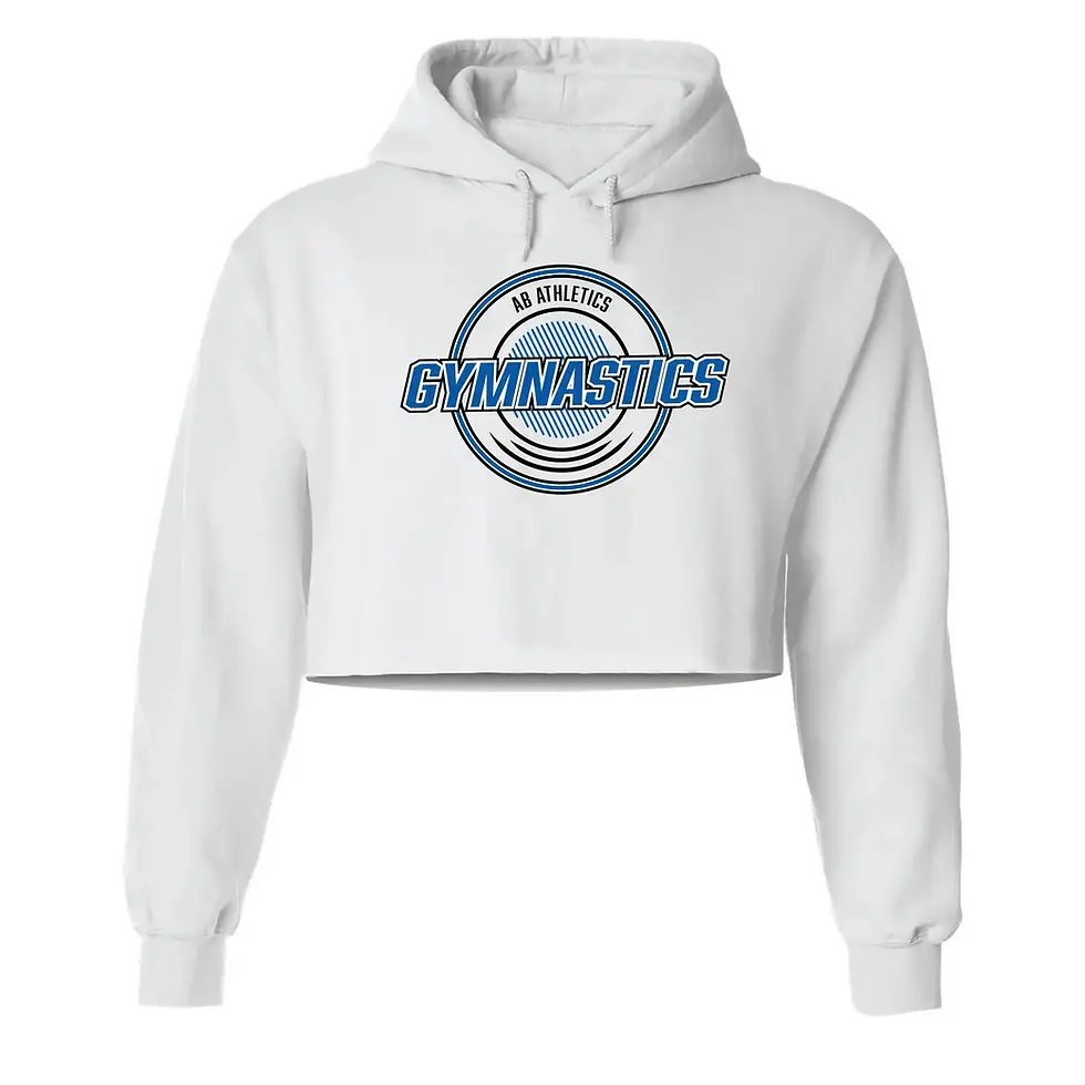 Thumbnail: AB White Crop Hoodie