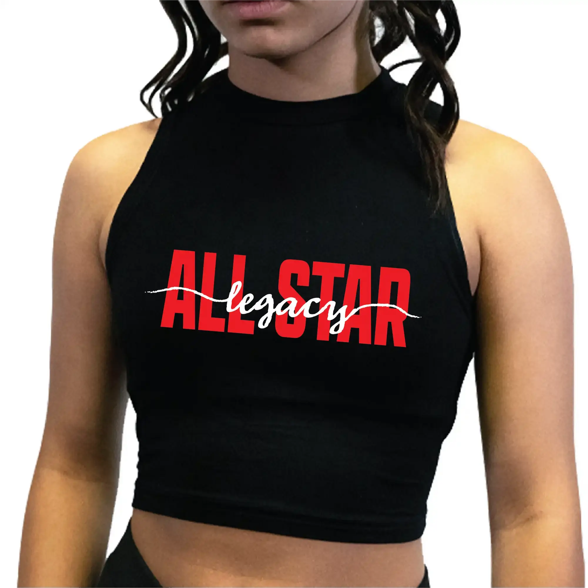 ASL High Collar Crop