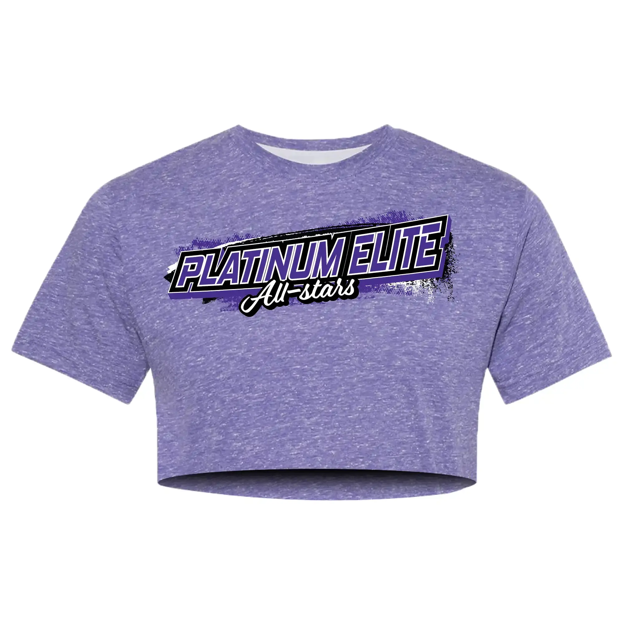 PE Purple Crop Tee