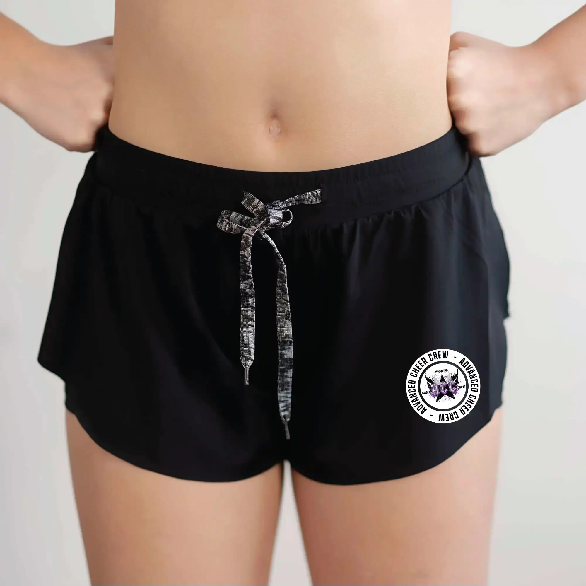 ACC Black Flutter Short