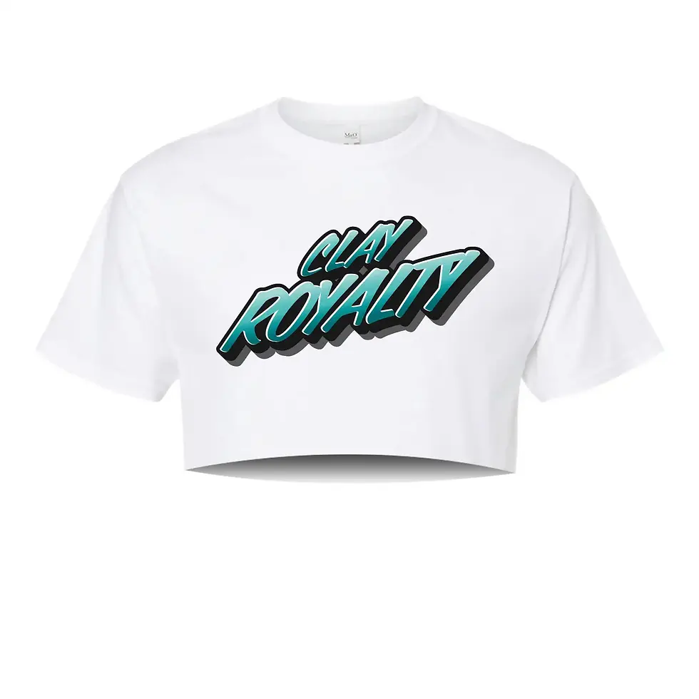 CR White Crop Tee