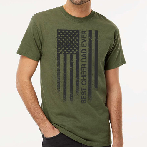 Best Cheer Dad T Shirt Flycheergear