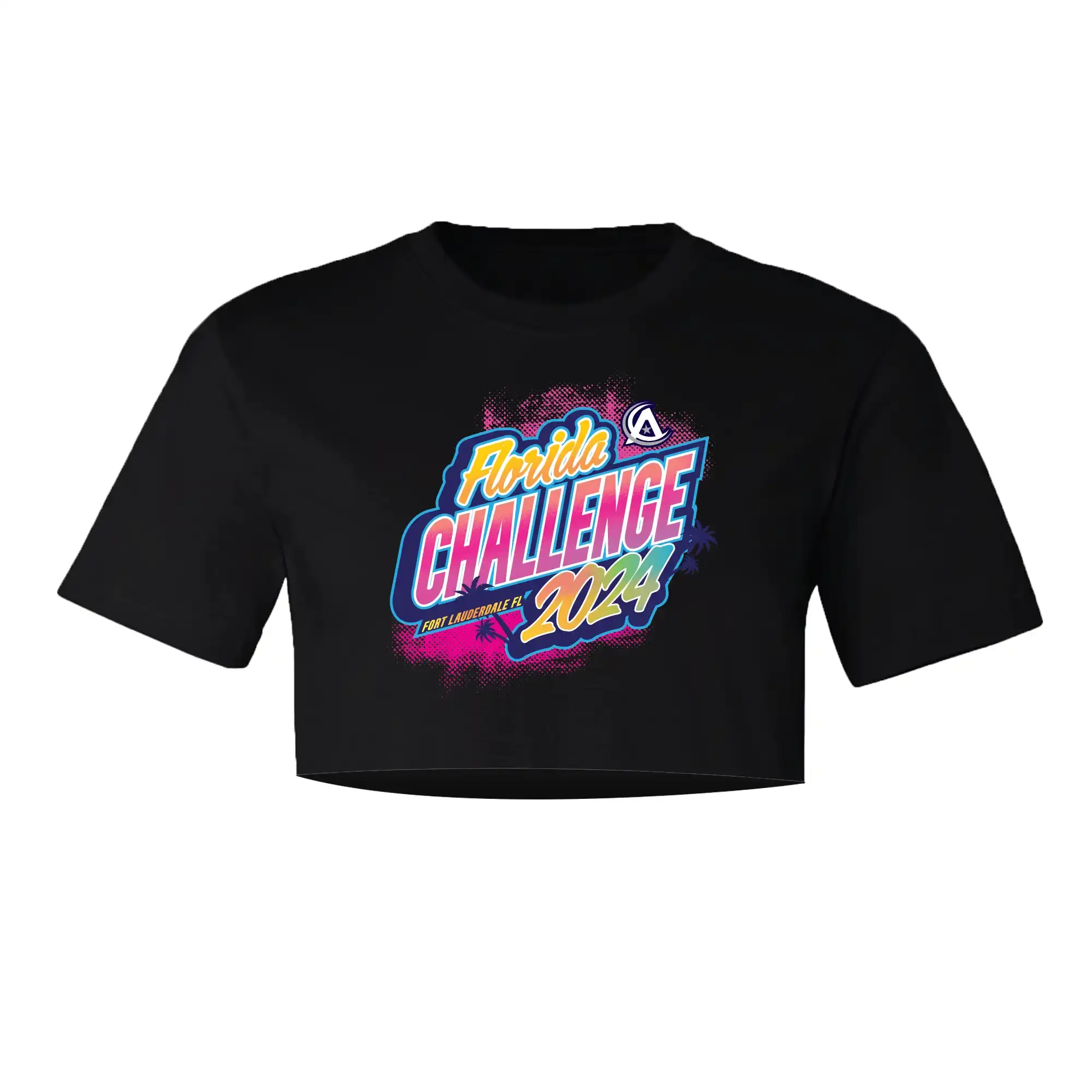 TACC Event Black Cropped Tee