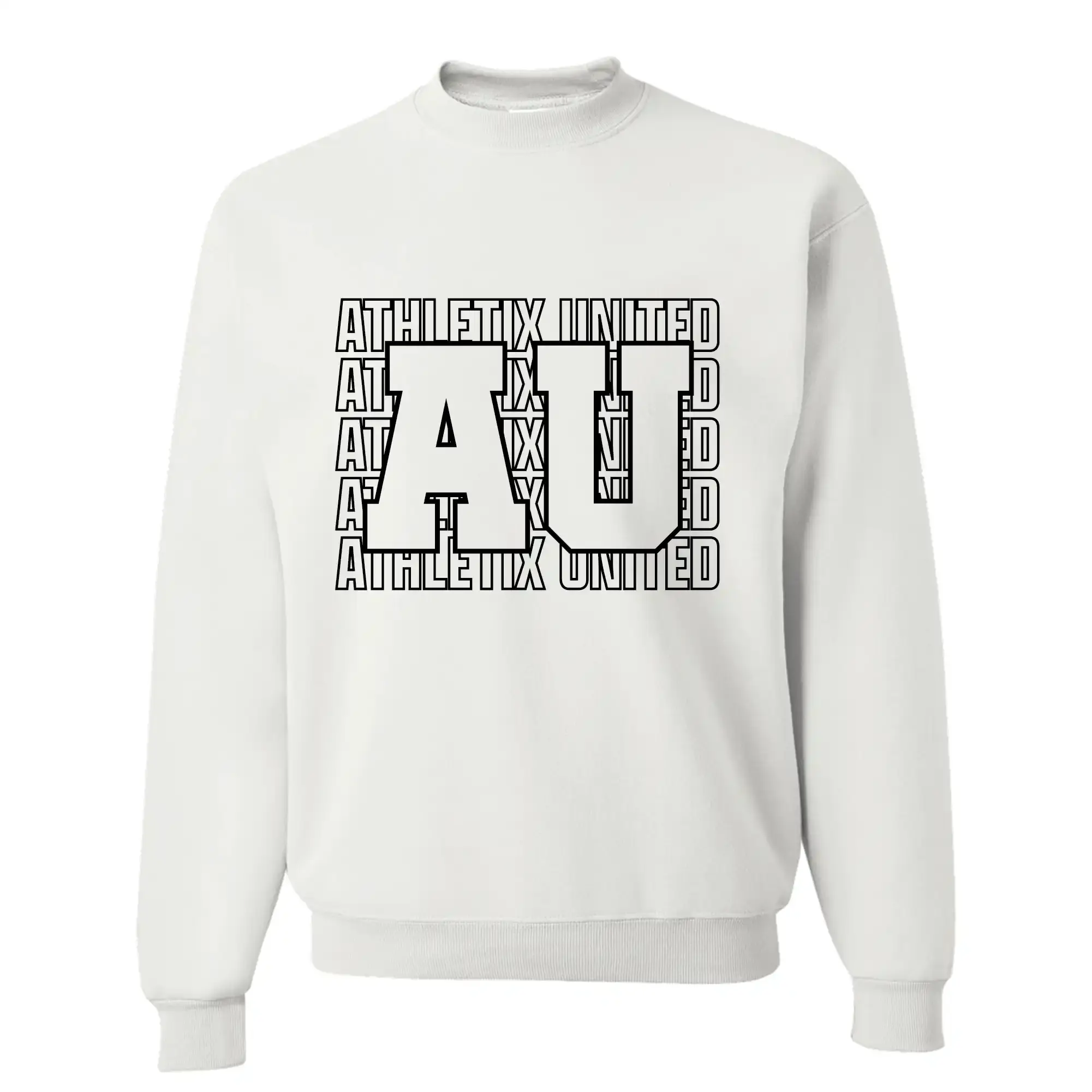 AU White Crewneck