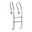 Miniatura: Escalera de acero inoxidable de 2 peldaños