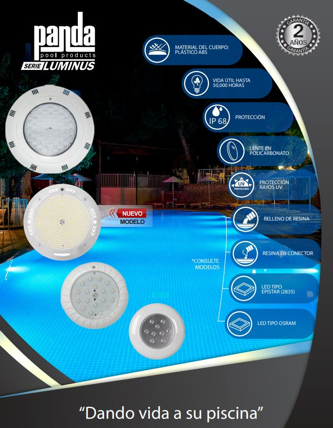 Miniatura: Reflector multicolor serie Luminus de 9W, 12 VCD 4"