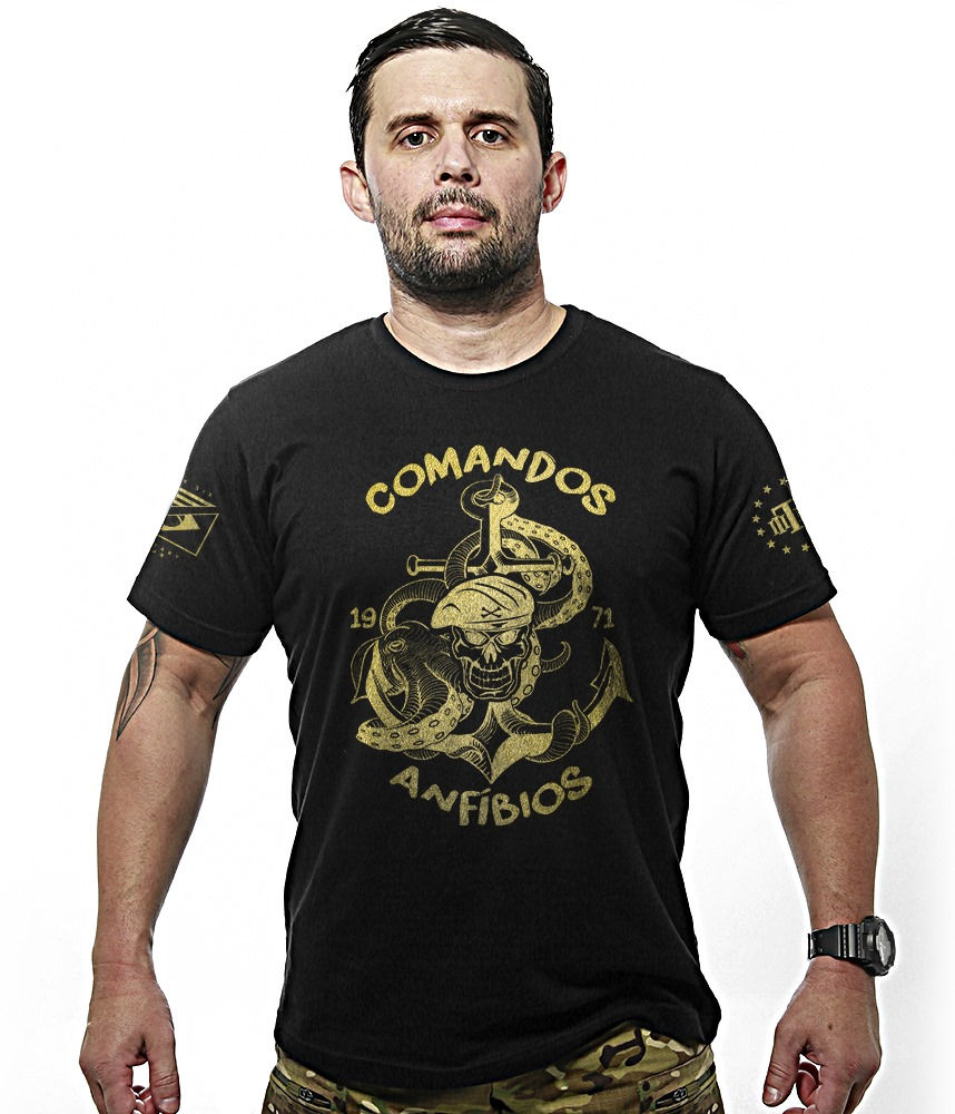 Camiseta Team Six Comandos Anfíbios