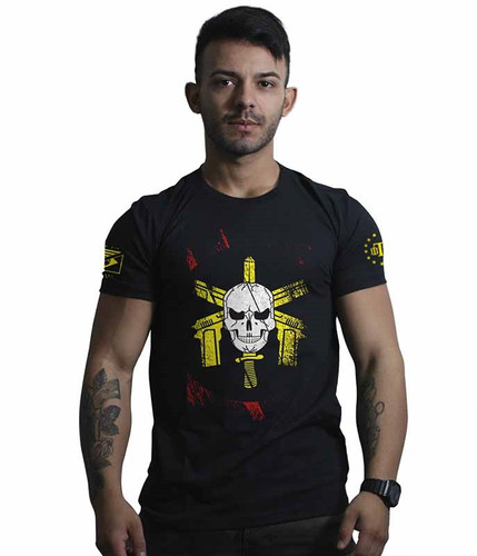 Camiseta Militar De Las Fuerzas Pecial De Brasil Para Hombr, Camisa Informal Militar De Dos Lados, BOPE Tropa De Elite, Envío Directo - AliExprs