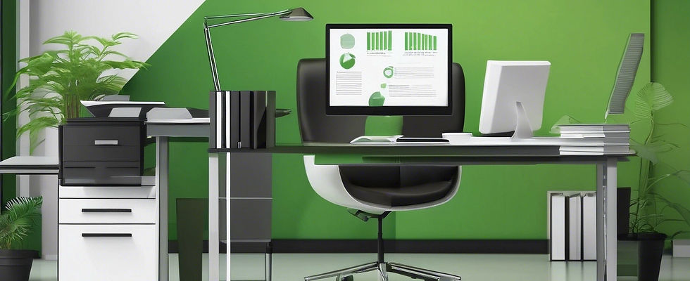 green, black, white and grey background design of a office .jpg