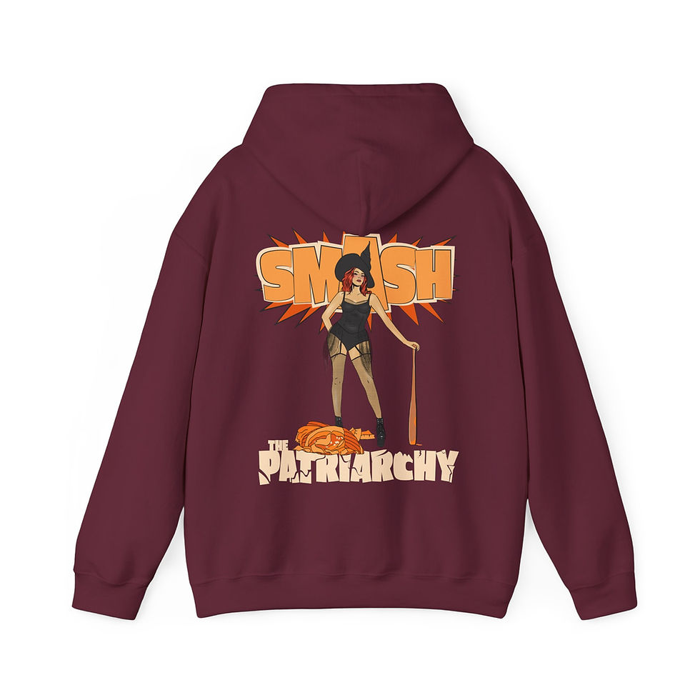 Thumbnail: Smash The Patriarchy Unisex Hooded Sweatshirt
