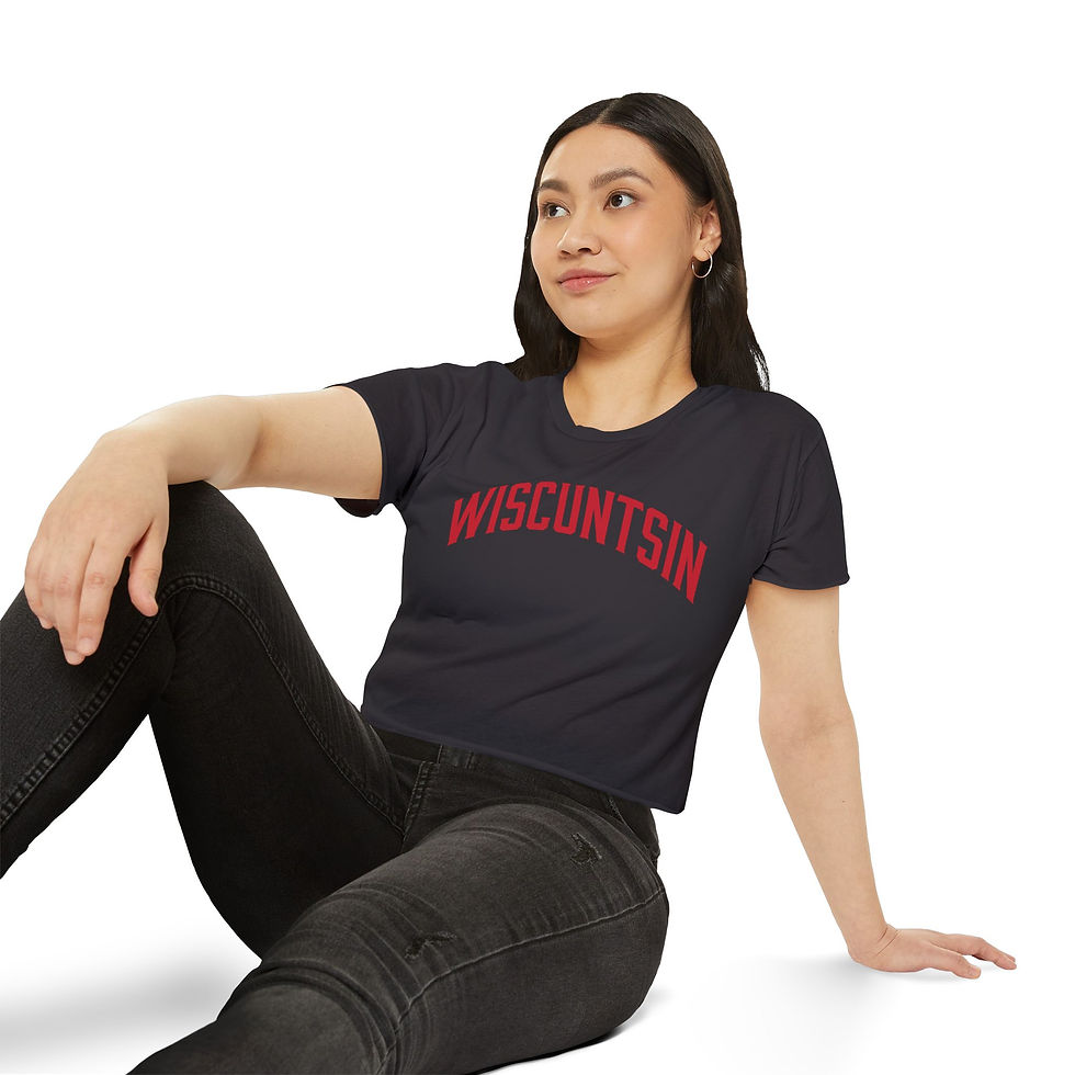 Thumbnail: Wiscuntsin Loose Fitting Crop Top