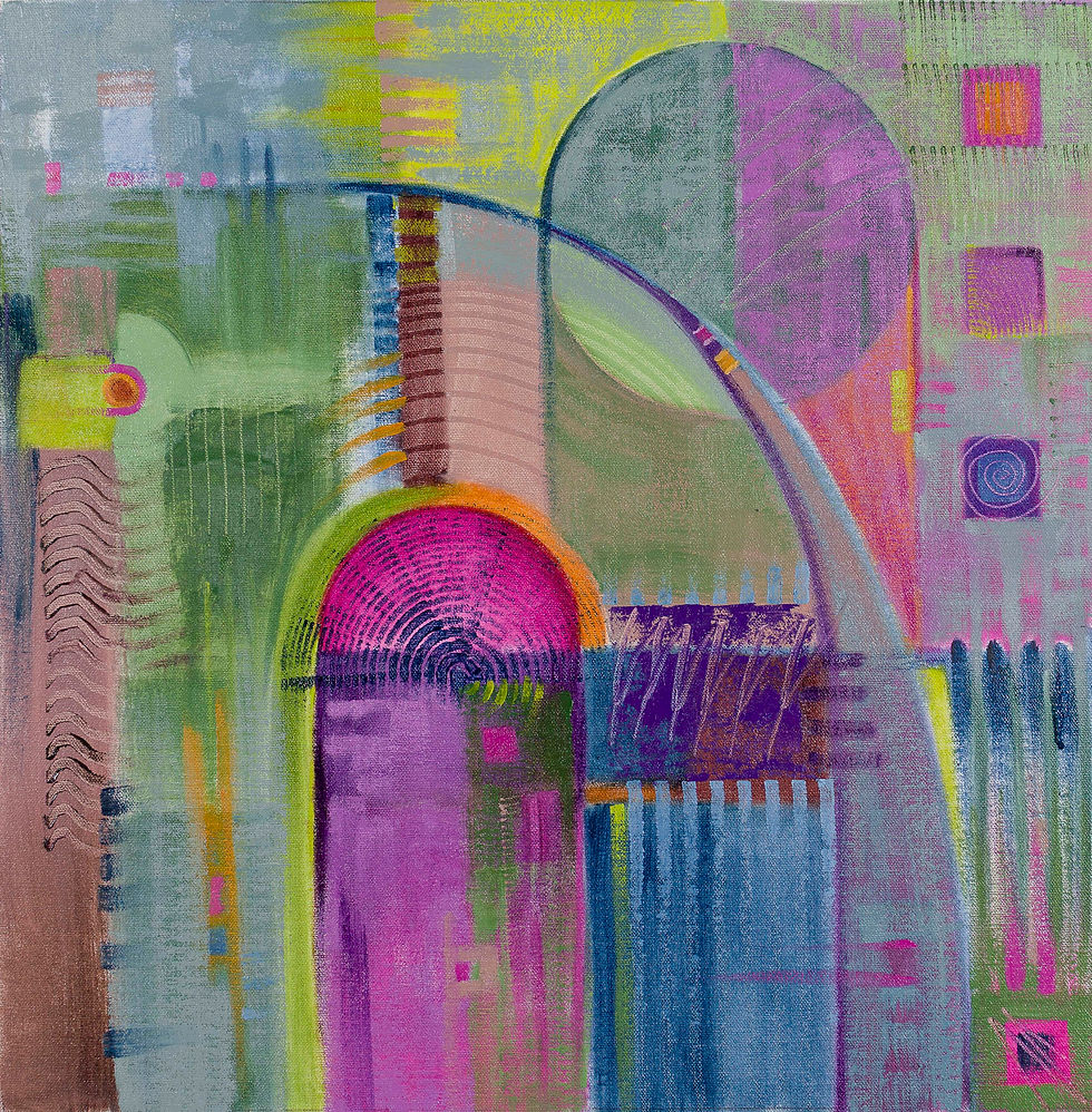 Silverado Trail 20x20" oil on canvas $740