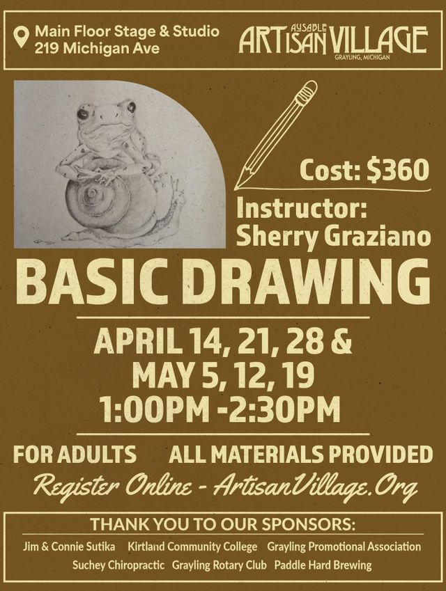 Basic Drawing w/Sherry Graziano