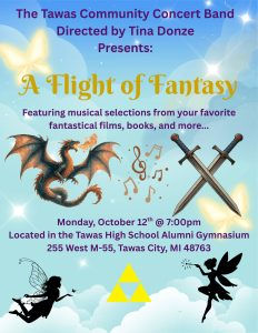 A FLIGHT OF FANTASY – The Tawas Community Concert Bank