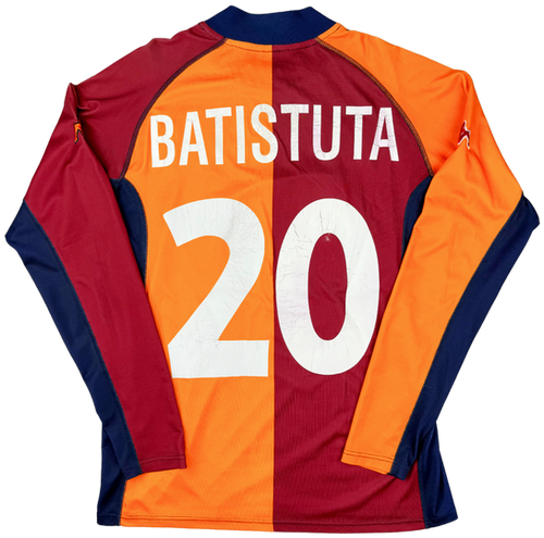 Roma 2001/02 European Home Batistuta #20 (S)