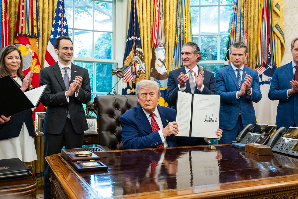 Trump signs five executive orders on nuclear policy (May 23rd, 2025, White House Photo Gallery)