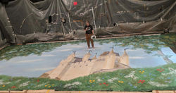 Woman with Deer Costume