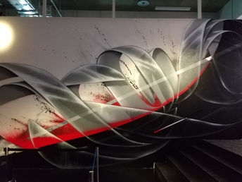 Artworks at `Small Worlds' (Tokyo)