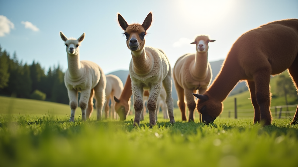 Practising Sustainable Farm Practices with Alpacas