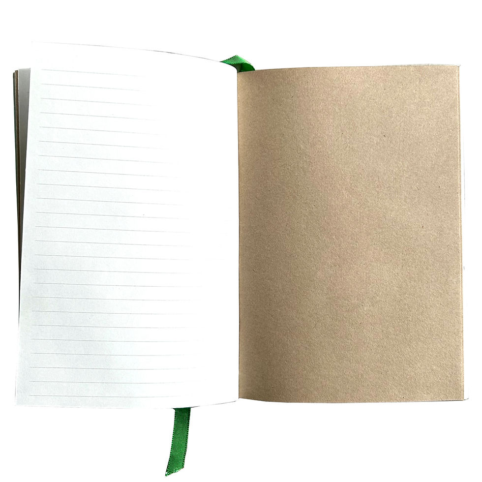 Thumbnail: Waratah Garden Journal lined pages with natural divider
