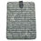 Thumbnail: Handprinted cotton canvas iPad sleeve by NERO with "travel" design