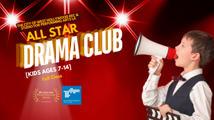 Kids "All Star Drama Club" Fall 2024 Acting Class in West Hollywood, CA!
