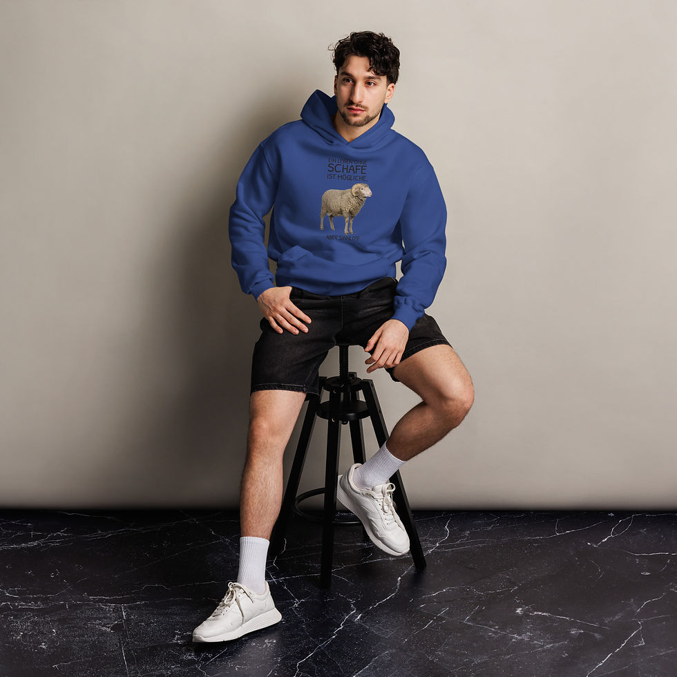 Miniaturbild: Oversized-Unisex-Hoodie