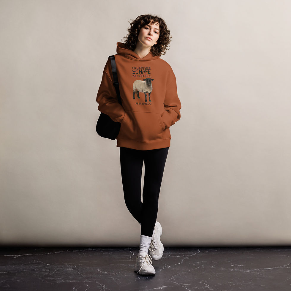 Miniaturbild: Oversized-Unisex-Hoodie