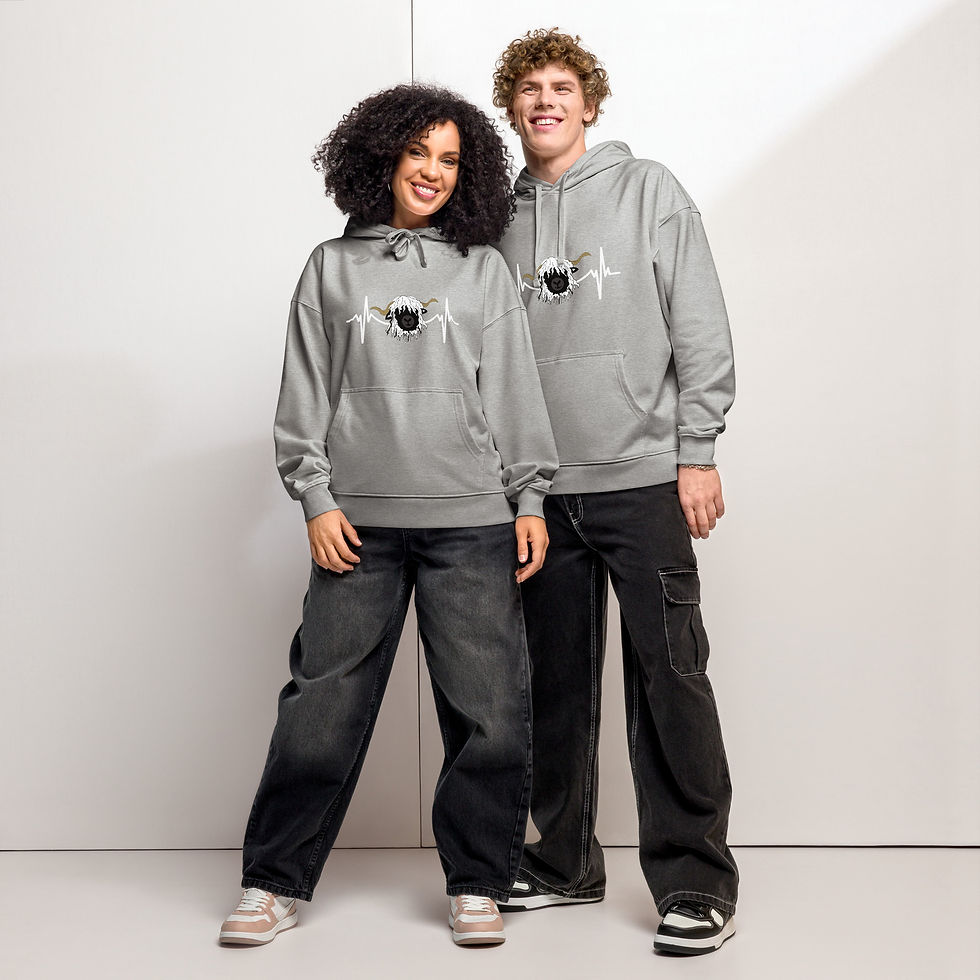 Miniaturbild: Lockerer Unisex Bio-Hoodie