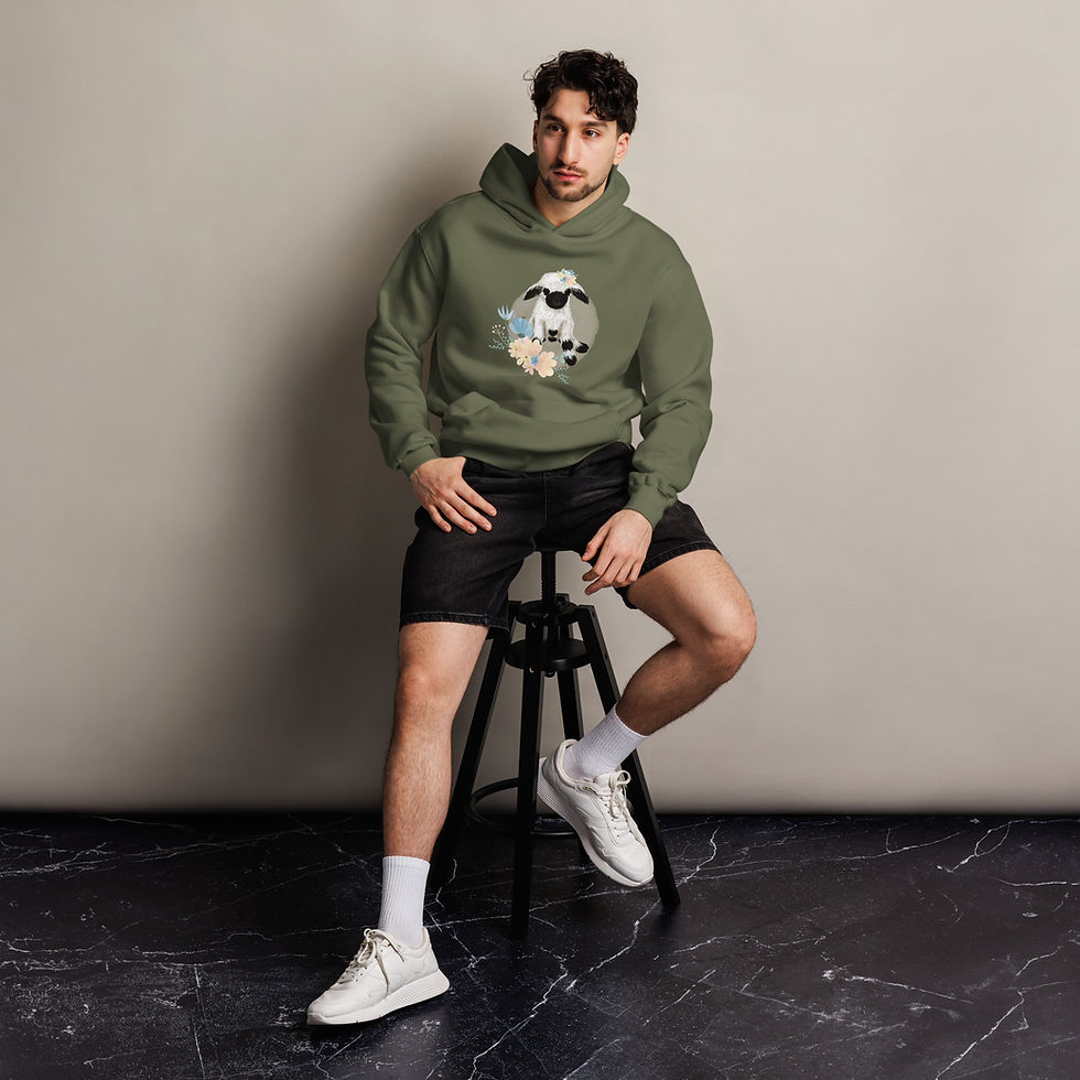 Miniaturbild: Oversized-Unisex-Hoodie