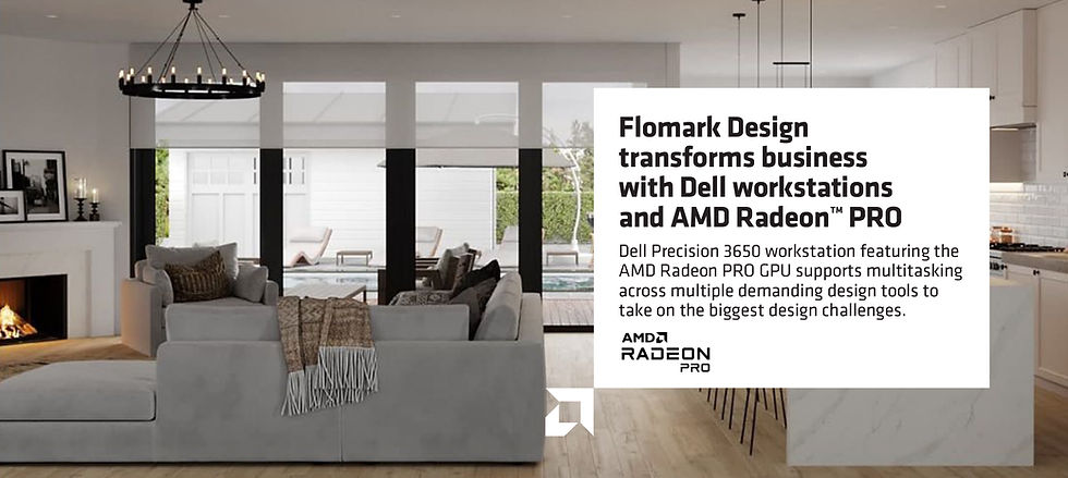 Flomark Design transforms business with Dell workstations and AMD RadeonTM PRO