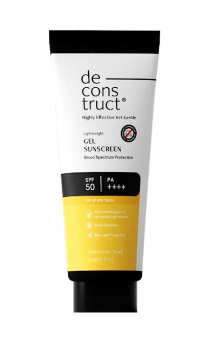 Deconstruct lightweight gel sunscreen