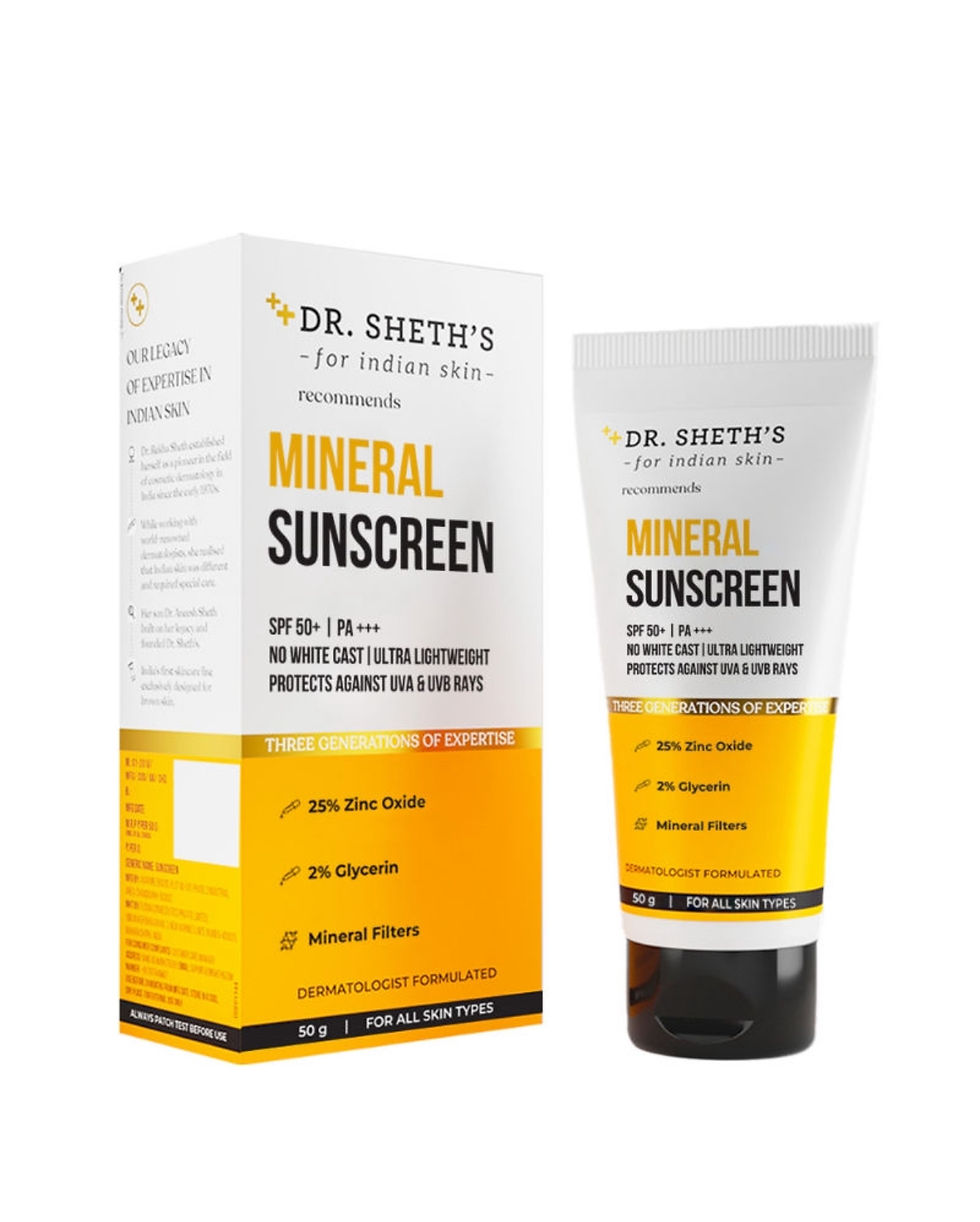 Dr Sheth's Sunscreen, Mineral Sunscreen 