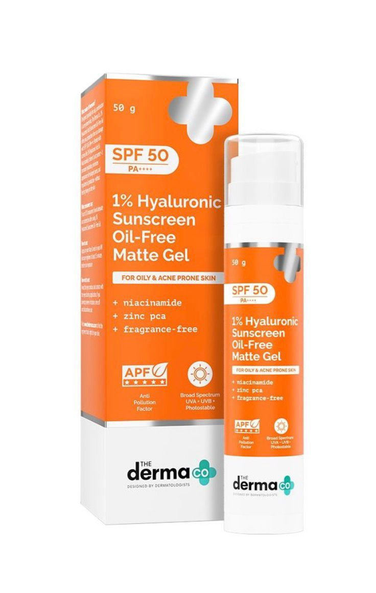 The Derma Co 1% Hyaluronic Acid Sunscreen for Oily Skin