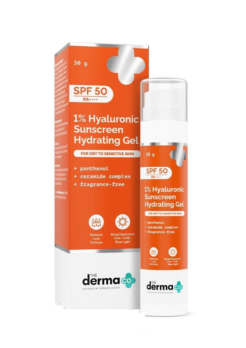 The Derma Co 1% Hyaluronic Acid Sunscreen for Dry Skin