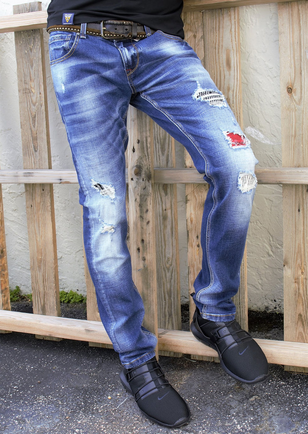 Thumbnail: Etzo Premium washed denim (J7651)