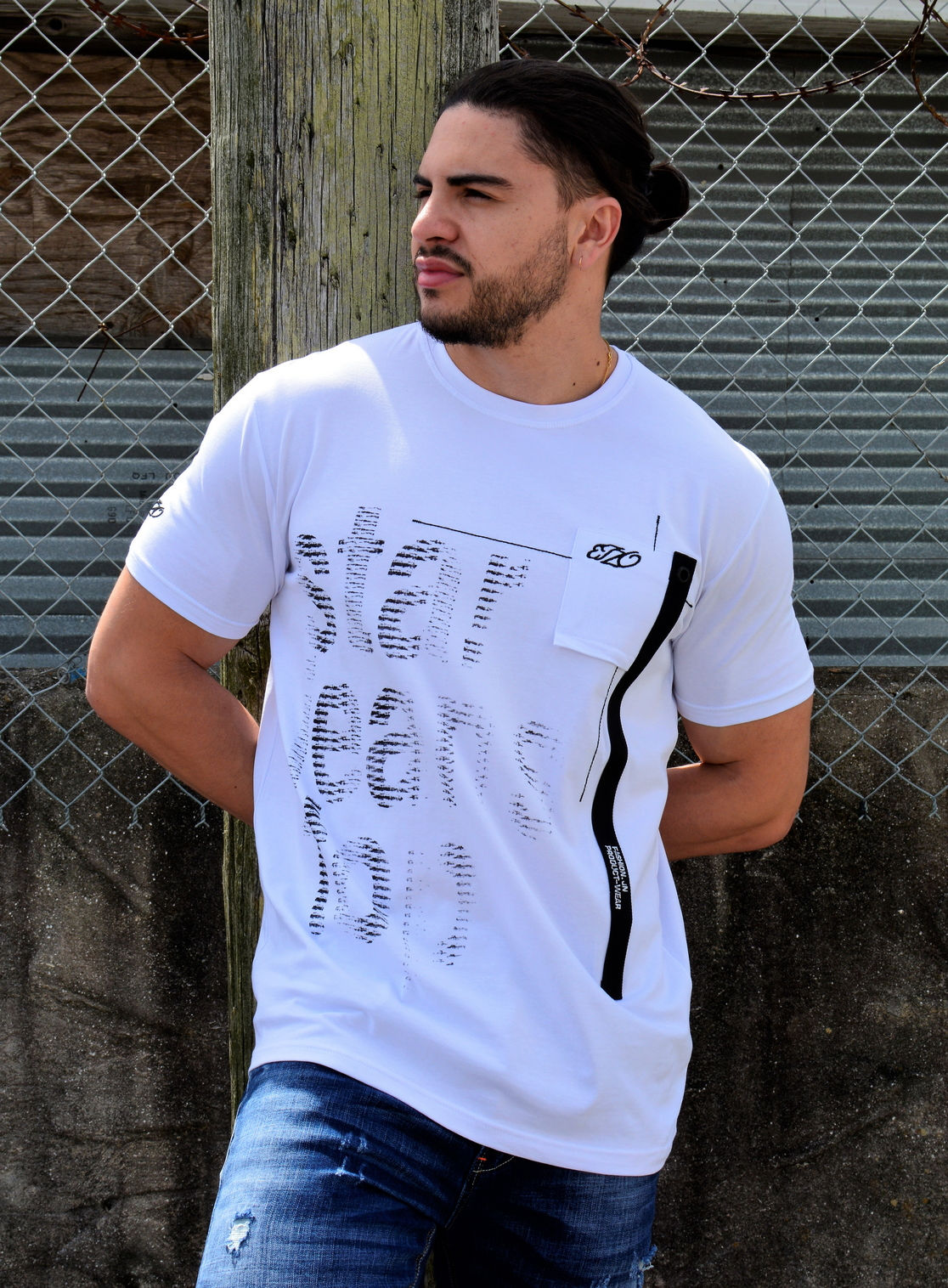 Etzo "Star Jeans" Urban Graphic Tee Shirt (TK7810)