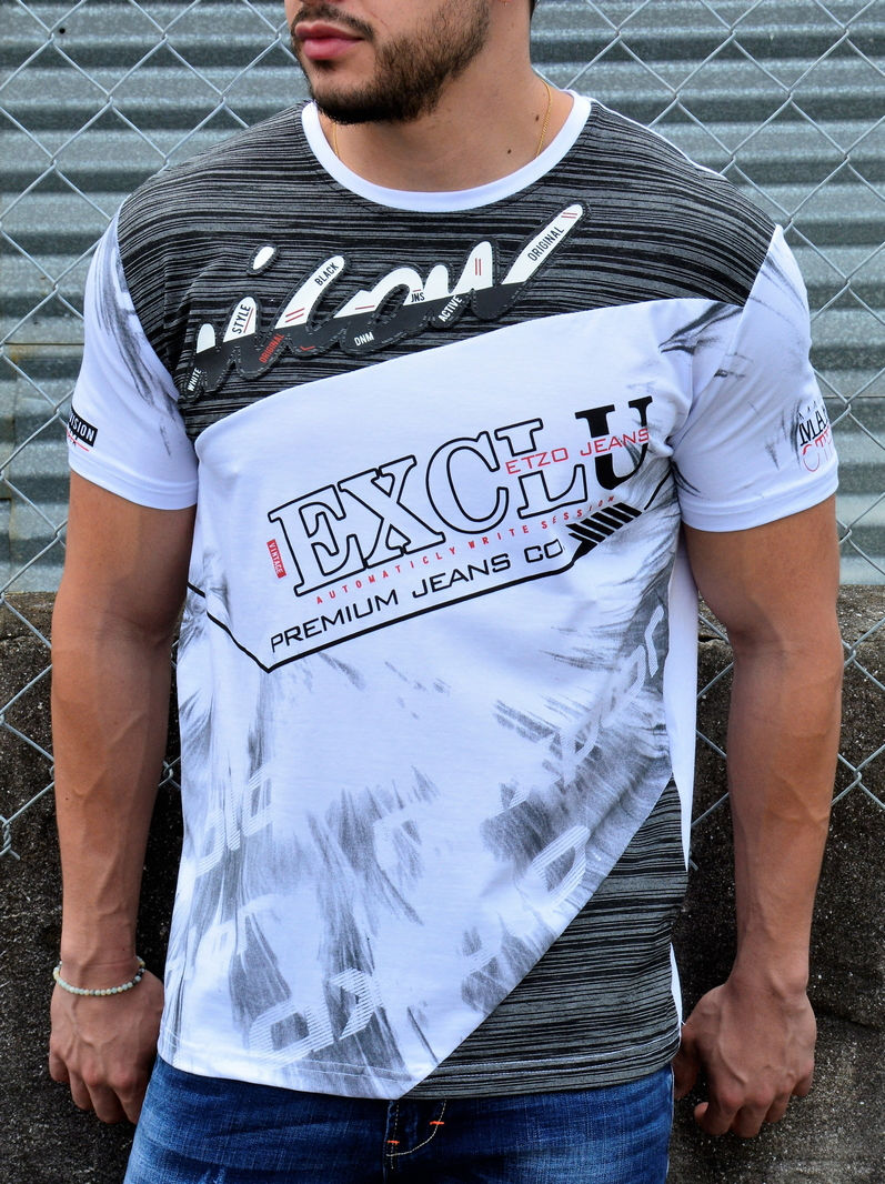 Thumbnail: Etzo  "icon" Urban Graphic Tee Shirt (TK7806)