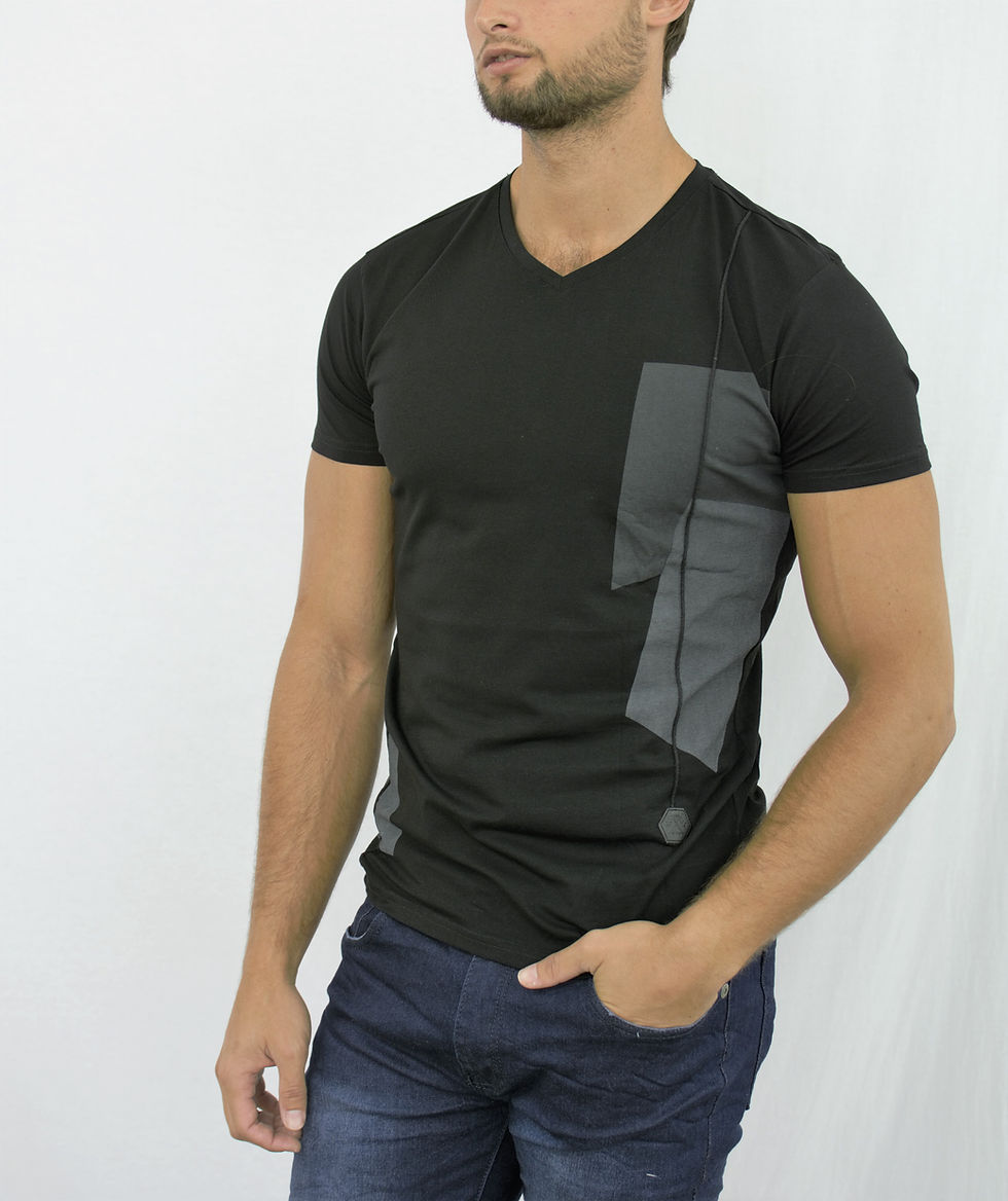 Thumbnail: Etzo  Tee Shirt W/Shape design (TI02)