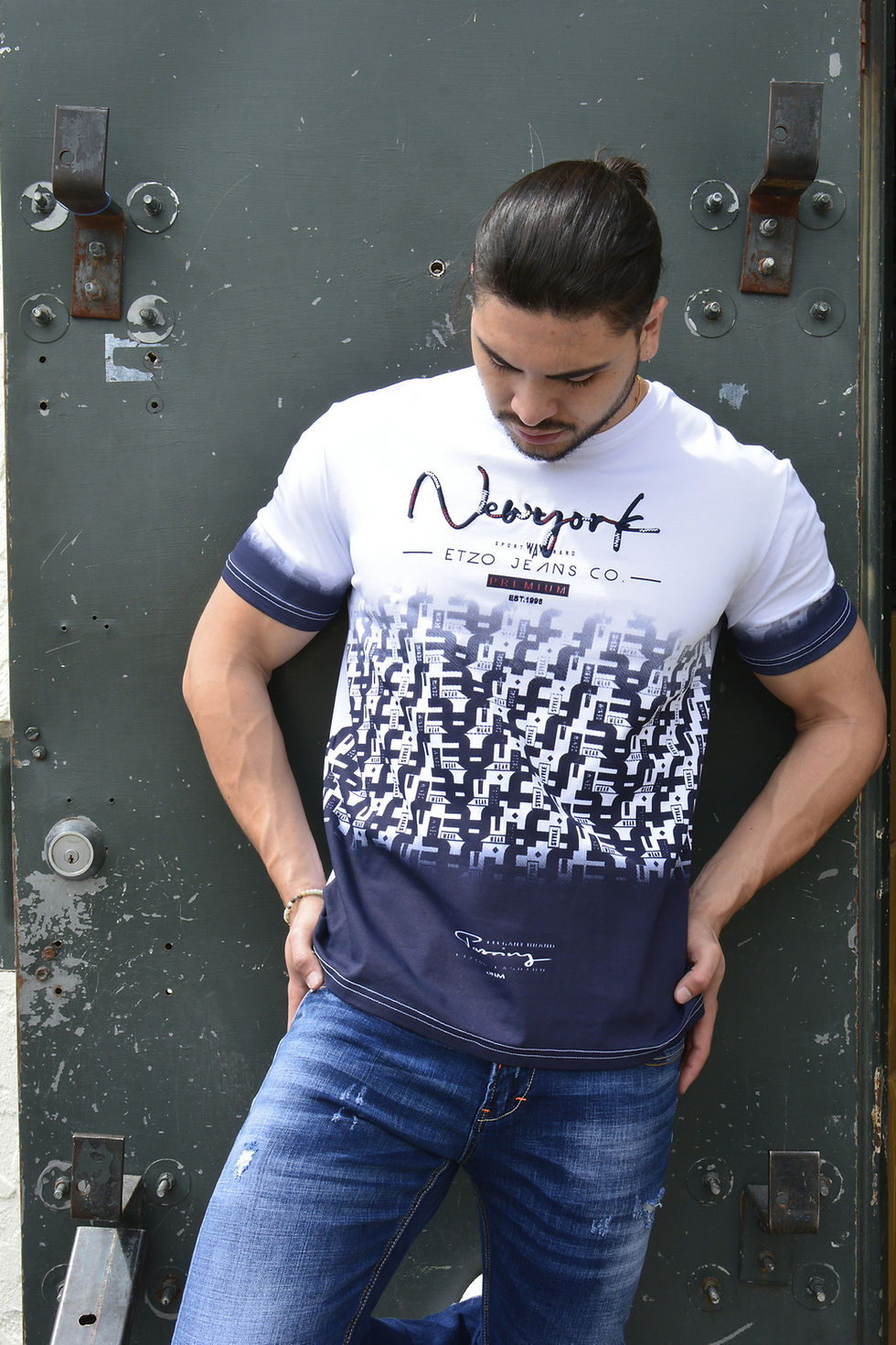 Thumbnail: Etzo "New York" Urban Graphic Tee Shirt (TK7808)