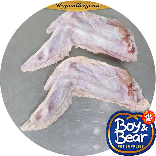 Large raw TURKEY Wings Boy & Bear Pet Supplies