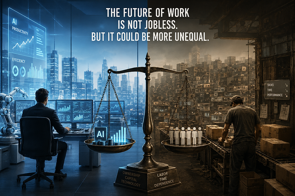 The future of work is not jobless but it could be more unequal