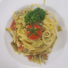Spaghetti ai carciofi freschi