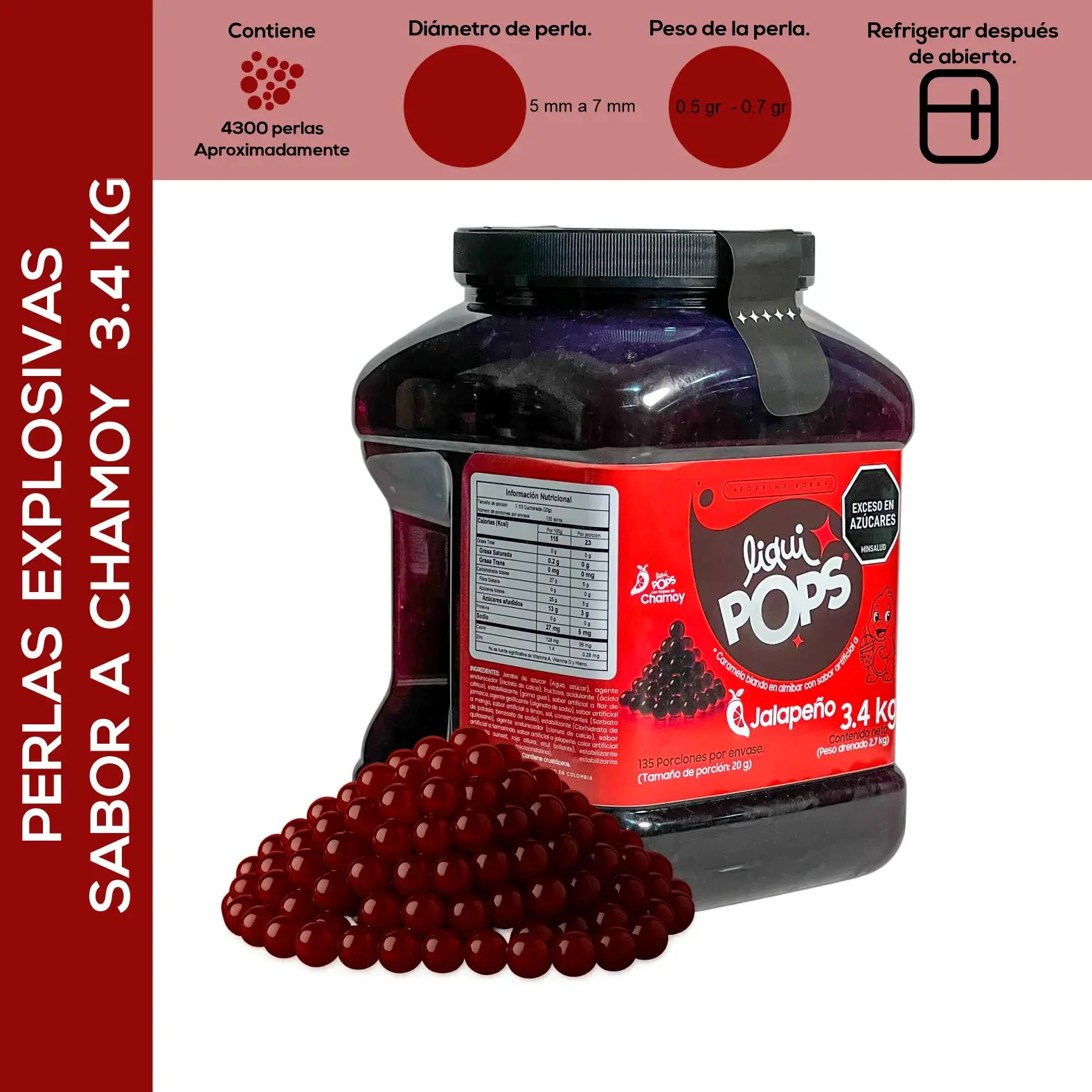 perlas explosivas liquipops sabor a chamoy