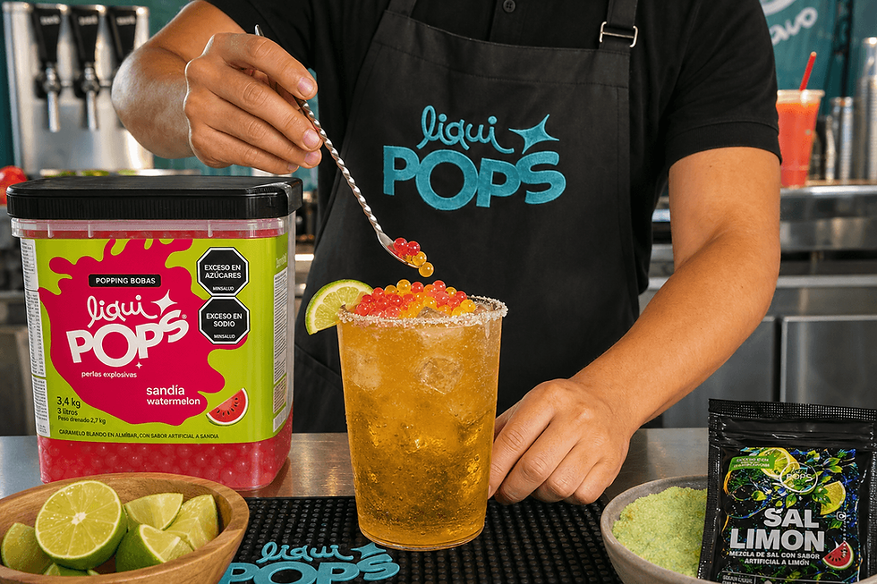 Michelada con perlas explosivas al por mayor: guía para bares y distribuidores