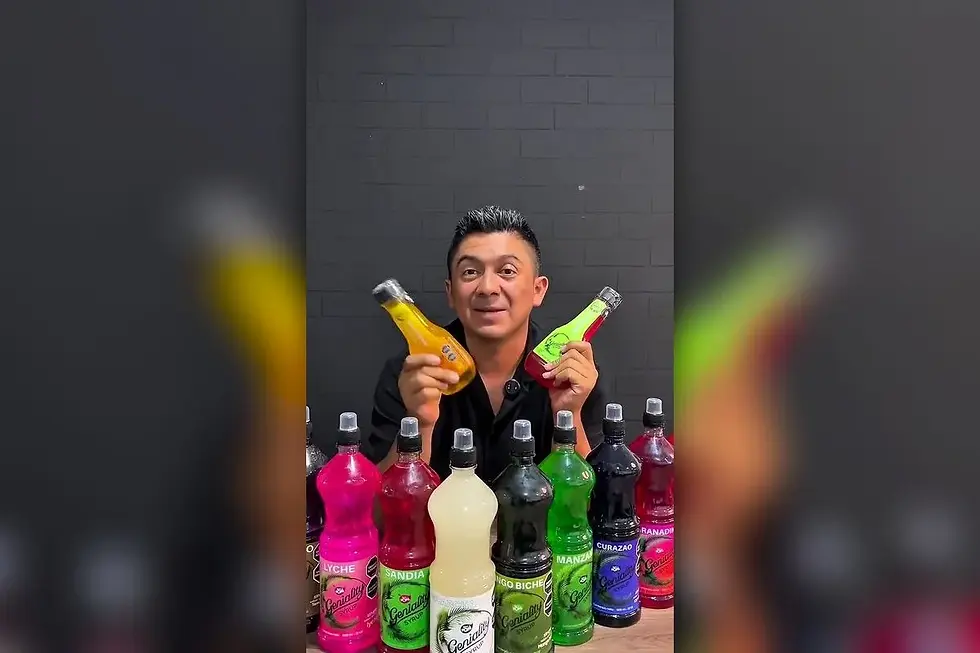 Sirope Geniality al por mayor: 12 sabores para bares y heladerías