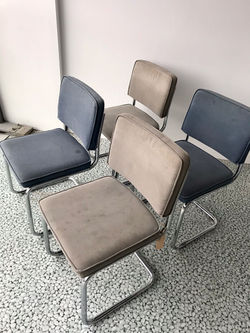 Zuiver buisframestoelen set (4)