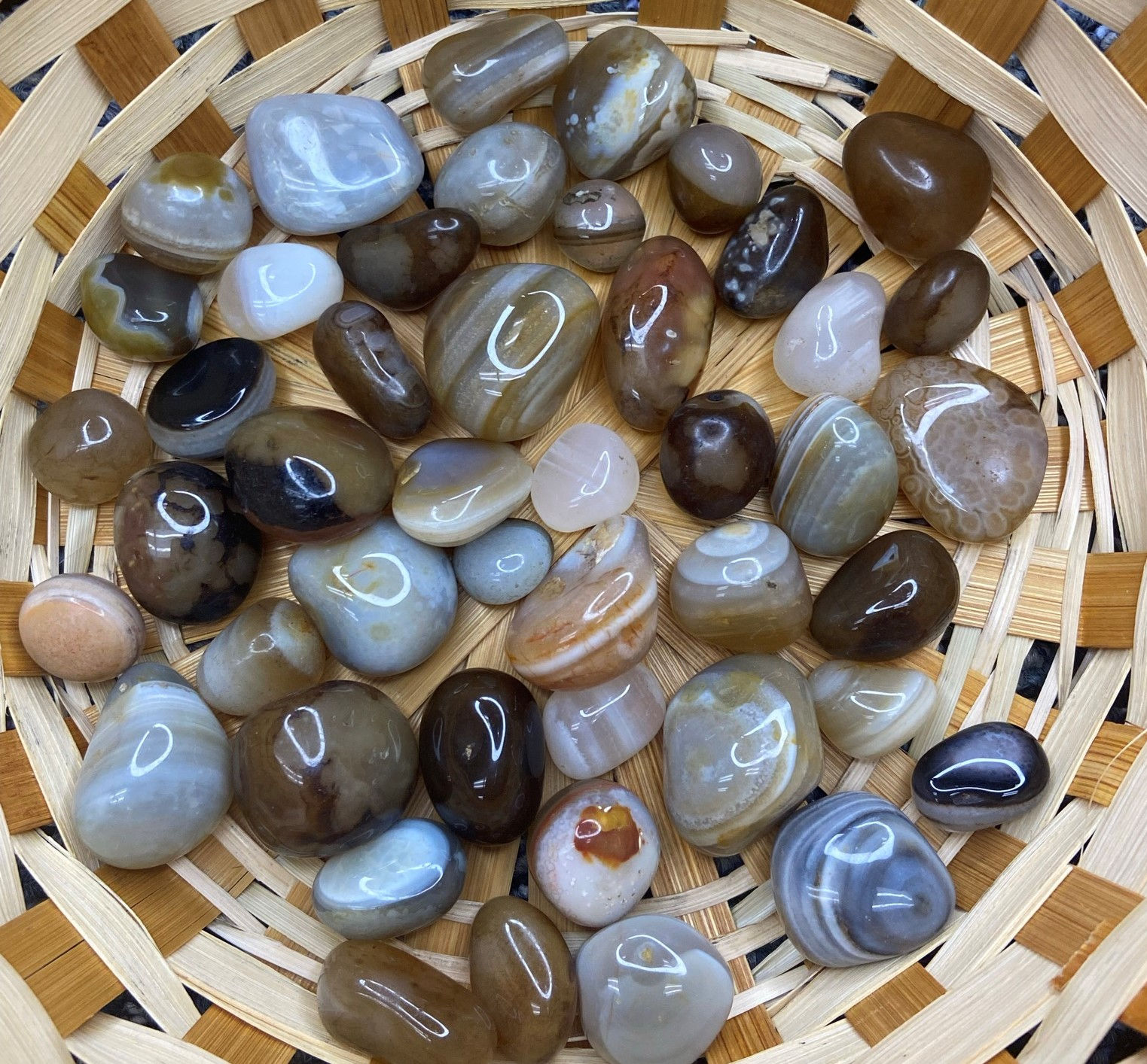 Botswana Agate tumbles