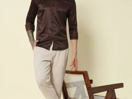 Buy Dark Chocolate Shirt for Men: Rich, Timeless Style